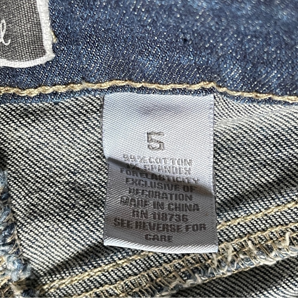 4 for 16$ Soundgirl Ripped Blue Jean Shorts - Picture 4 of 5